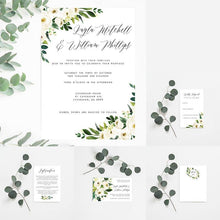 Load image into Gallery viewer, Mika Floral Wedding Invitation Suite - Misiu Papier
