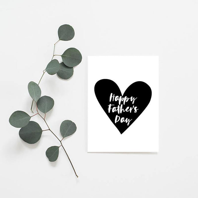 Happy Father's Day Heart - Misiu Papier