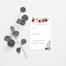 Load image into Gallery viewer, Ruby Floral Wedding Invitation Suite - Misiu Papier
