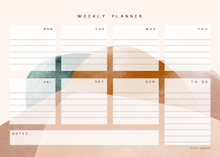 Load image into Gallery viewer, Lila A4 Yearly Desk Pad (Weekly Planner)
