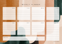 Load image into Gallery viewer, Maria A4 Yearly Desk Pad (Weekly Planner)
